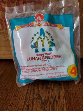 Vtg NEW McDonald's Happy Meal Toy 1994 Lunar Grabber Sealed Package